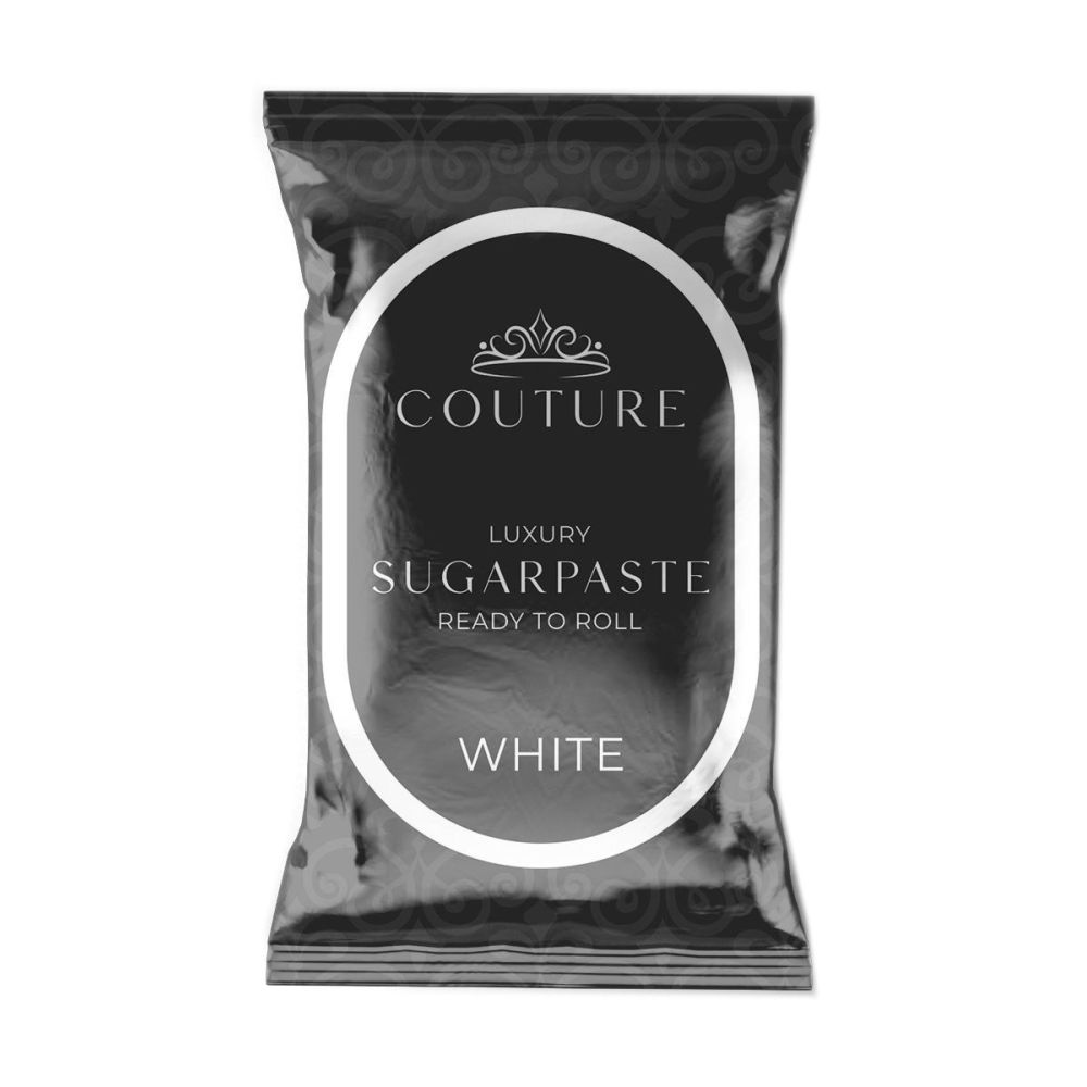 Masa cukrowa do obkładania White - Couture - biała, 1 kg