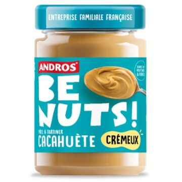 Peanut cream Be Nuts! smooth - Andros - 325 g