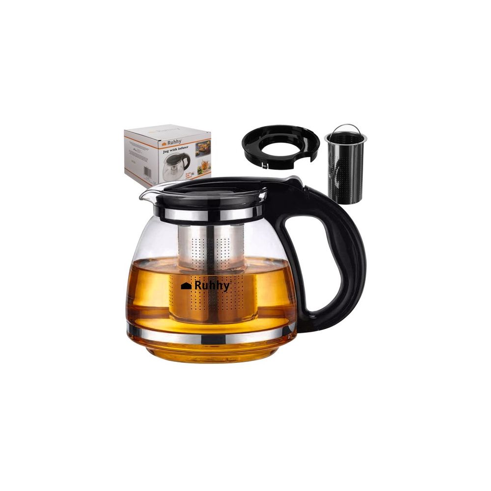 Glass tea pot with infuser - 2 L