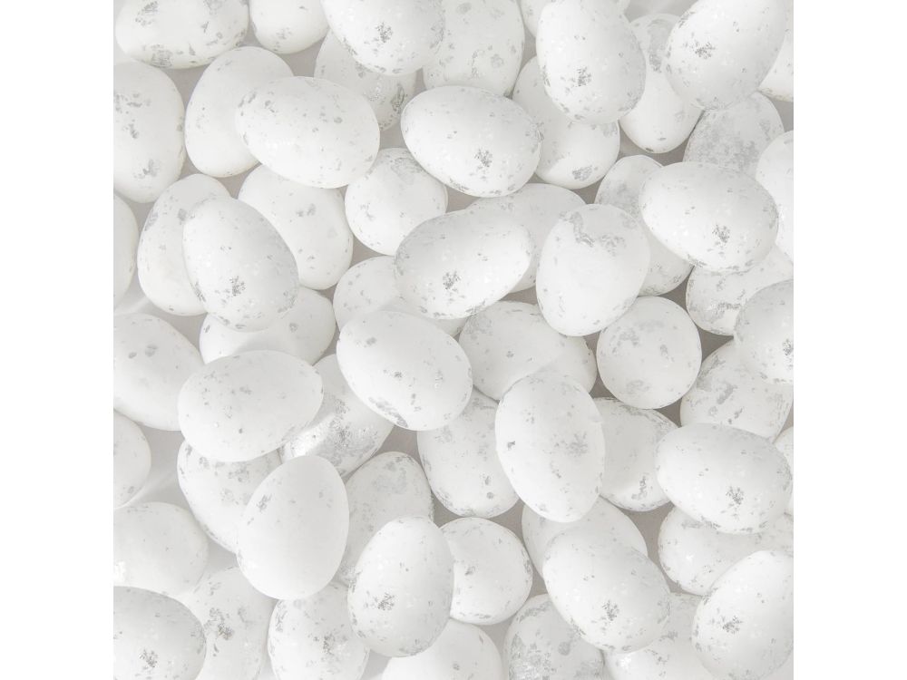 Easter decoration - White Eggs 50 pcs