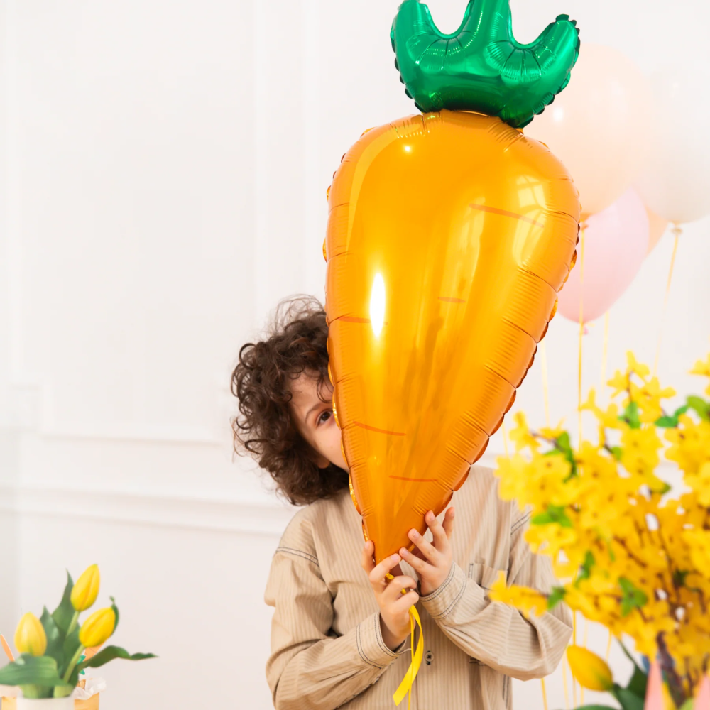 Foil balloon for Easter - Carrot, 79 x 78 cm