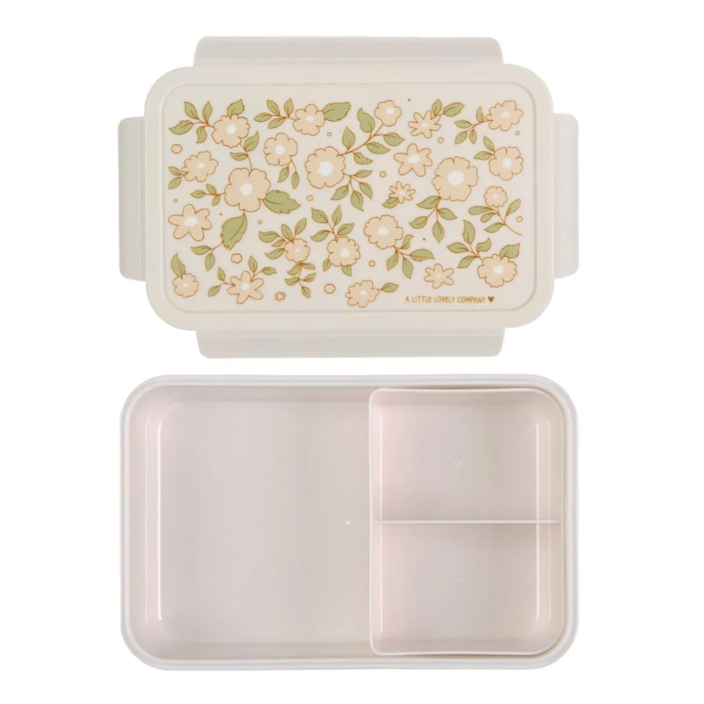 Pojemnik na żywność Bento Box Blossoms Pink - A Little Lovely Company - 1,2 L