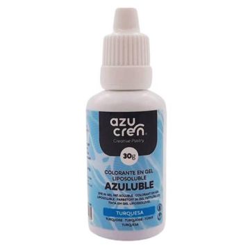 Food dye in gel - Azucren - turquoise, 30 g