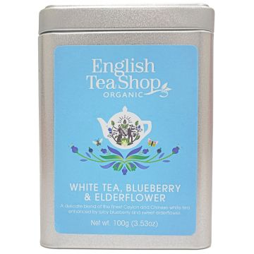 White Tea Blueberry & Elderflower - English Tea Shop - 100 g