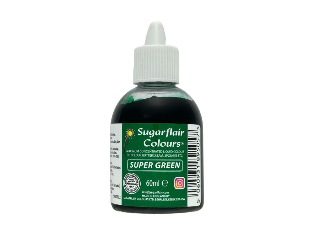 Liquid dye Super Green - Sugarflair - 60 ml