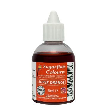 Liquid dye Super Orange - Sugarflair - 60 ml