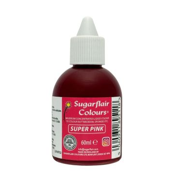 Liquid dye Super Pink - Sugarflair - 60 ml