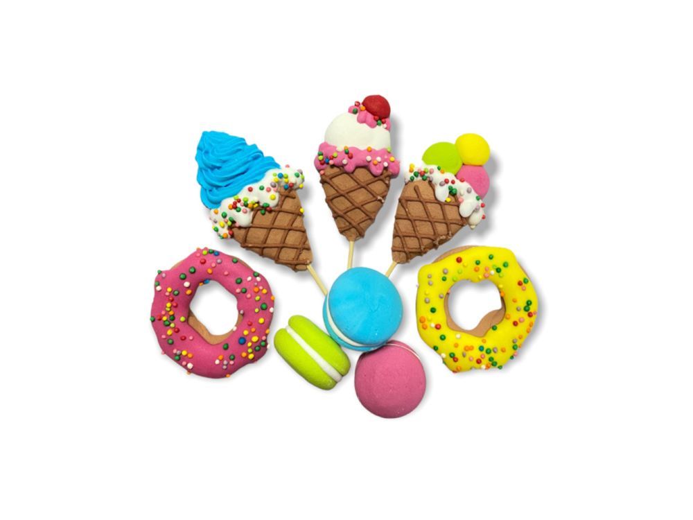 Sugar decorations for a cake Ice Creams - Slado - 8 elements