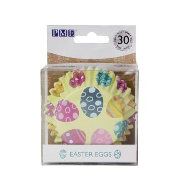 Papilotki wielkanocne do muffinek Easter Eggs - PME - 30 szt.