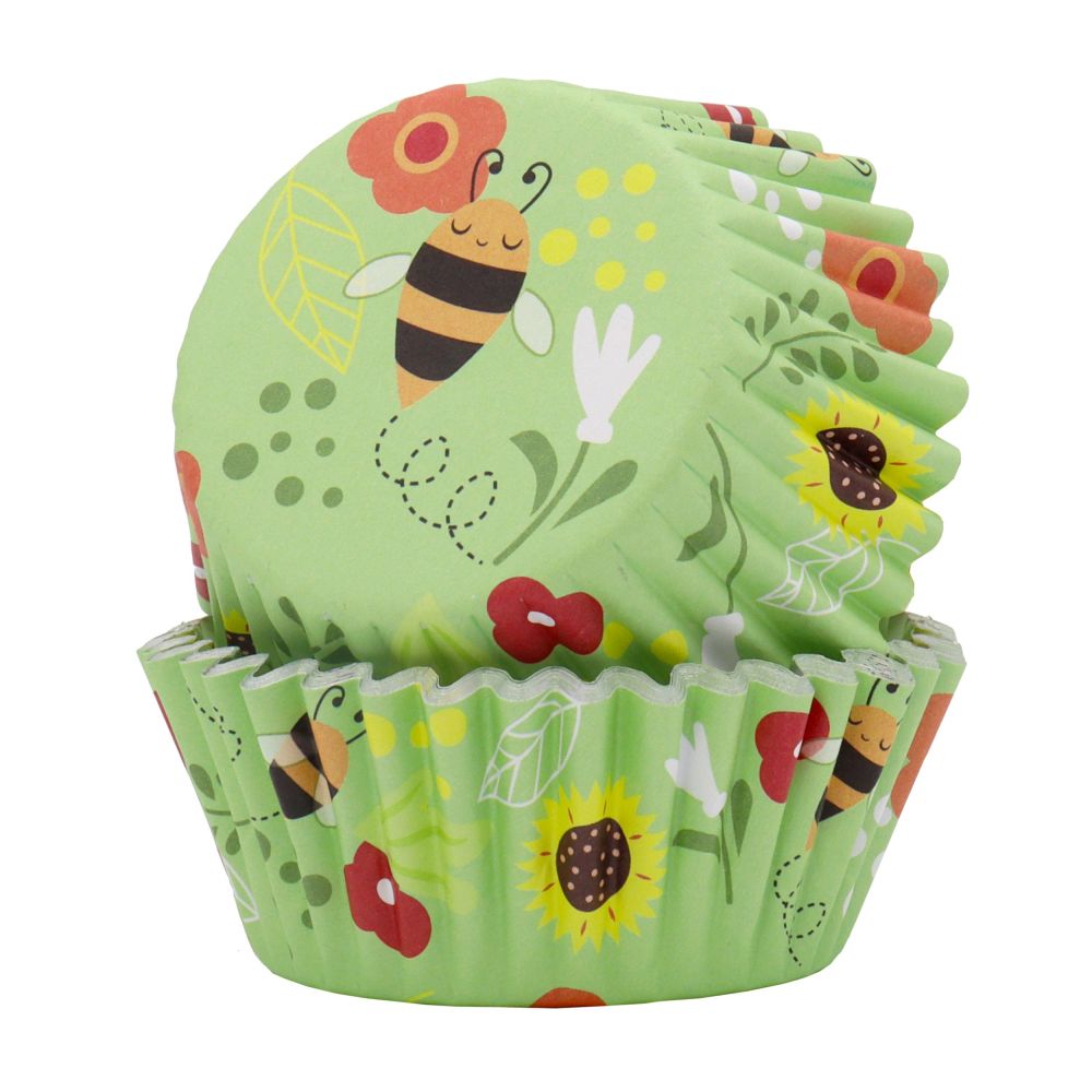 Muffin cases Bees - PME - 30 pcs.