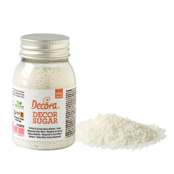 Posypka cukrowa maczek - Decora - biały, 100 g