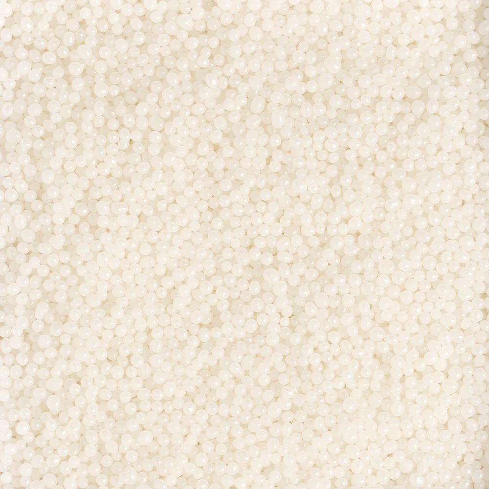 Sugar sprinkles mini pearls - Decora - white, 100 g