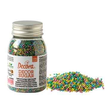 Posypka cukrowa maczek - Decora - kolorowe, 100 g