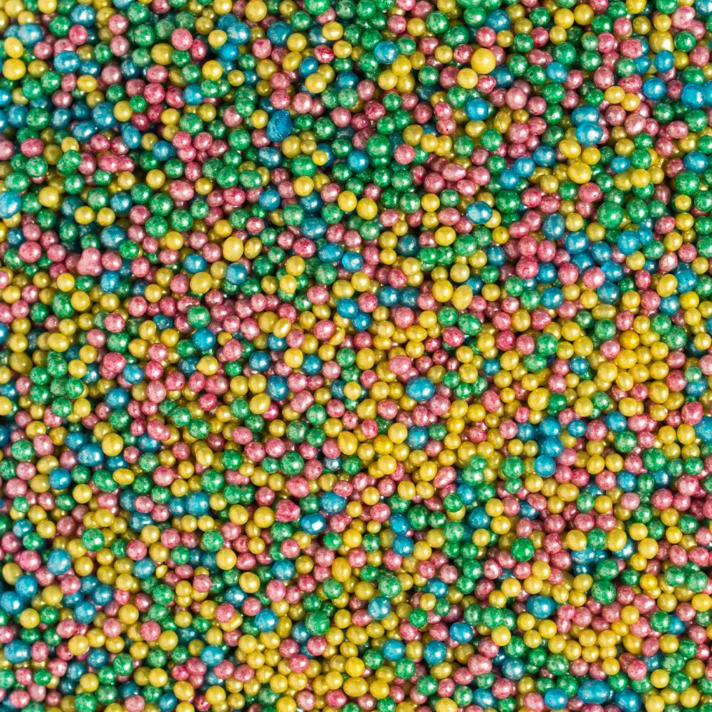 Sugar sprinkles mini pearls - Decora - mix, 100 g