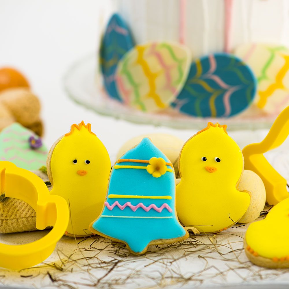 Easter cookie cutters Chick and Bell - Decora - 2 pcs.