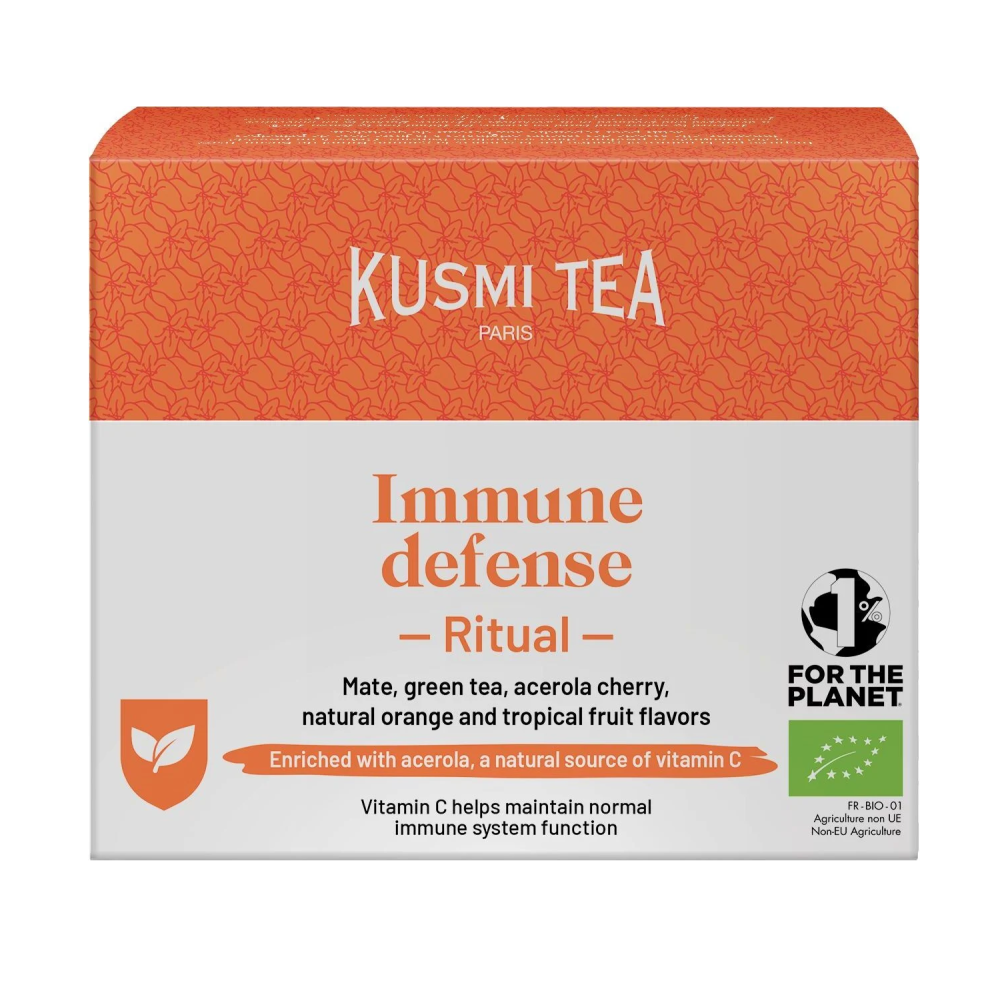 Herbata zielona mate Immune Defense Bio - Kusmi Tea - 100 g