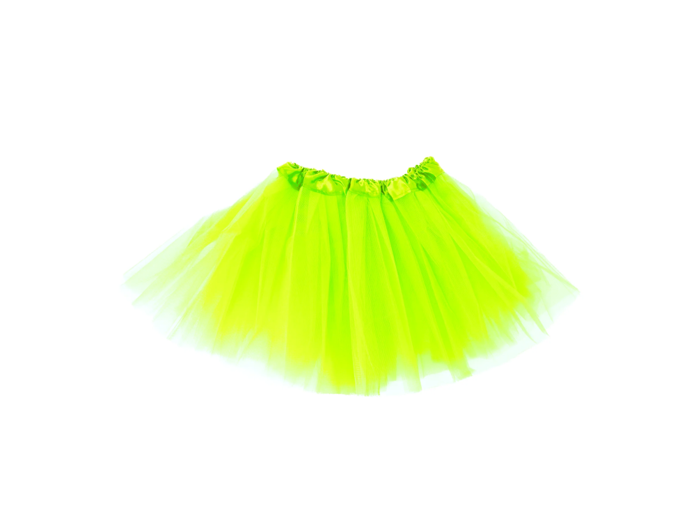 Tulle skirt for children - lime