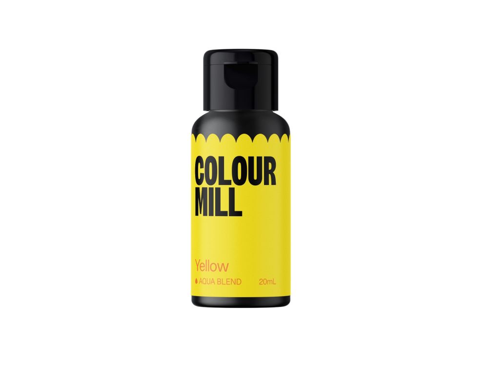 Barwnik w płynie Aqua Blend - Colour Mill - Yellow, 20 ml