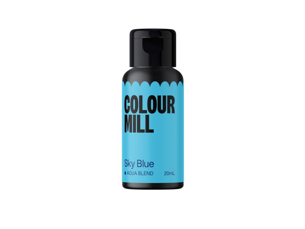 Barwnik w płynie Aqua Blend - Colour Mill - Sky Blue, 20 ml