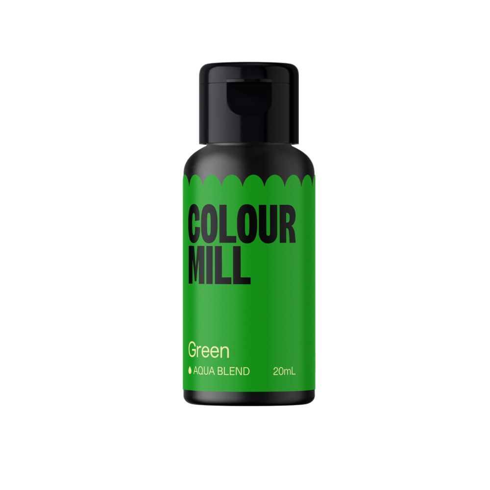 Barwnik w płynie Aqua Blend - Colour Mill - Green, 20 ml