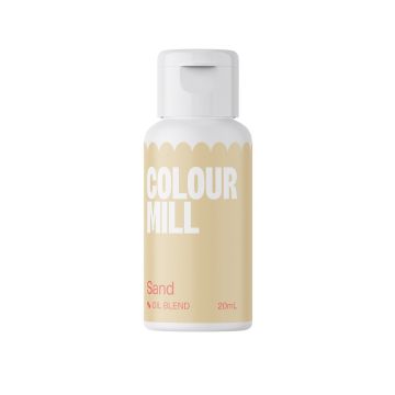 Barwnik olejowy do mas tłustych - Colour Mill - Sand, 20 ml