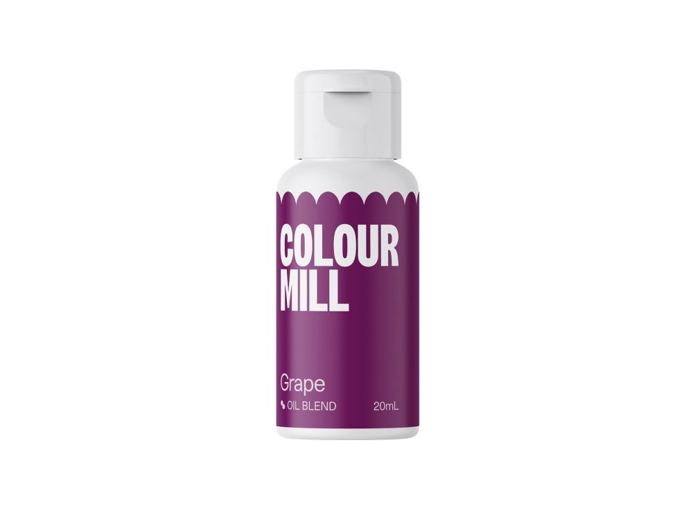 Barwnik olejowy do mas tłustych - Colour Mill - Grape, 20 ml