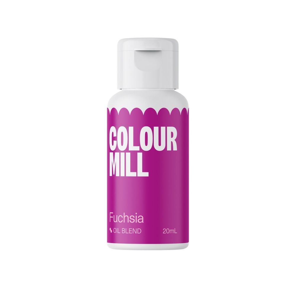 Barwnik olejowy do mas tłustych - Colour Mill - Fuchsia, 20 ml