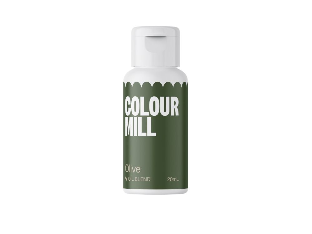 Oil dye for fatty masses - Color Mill - olive, 20 ml