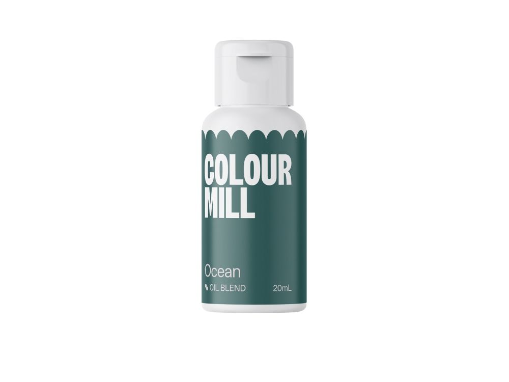 Barwnik olejowy do mas tłustych - Colour Mill - Ocean, 20 ml