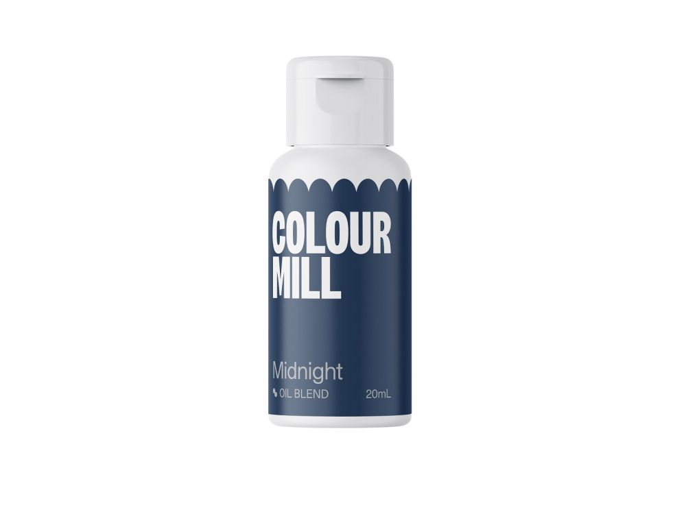 Barwnik olejowy do mas tłustych - Colour Mill - Midnight, 20 ml
