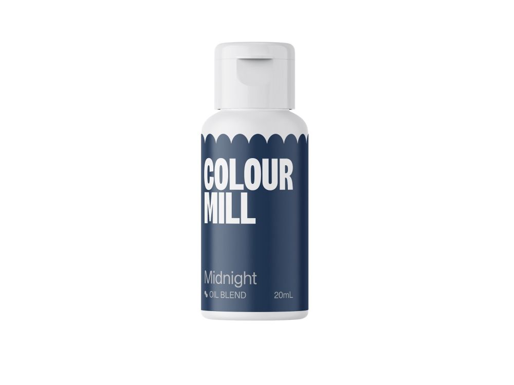 Oil dye for fatty masses - Color Mill - midnight, 20 ml