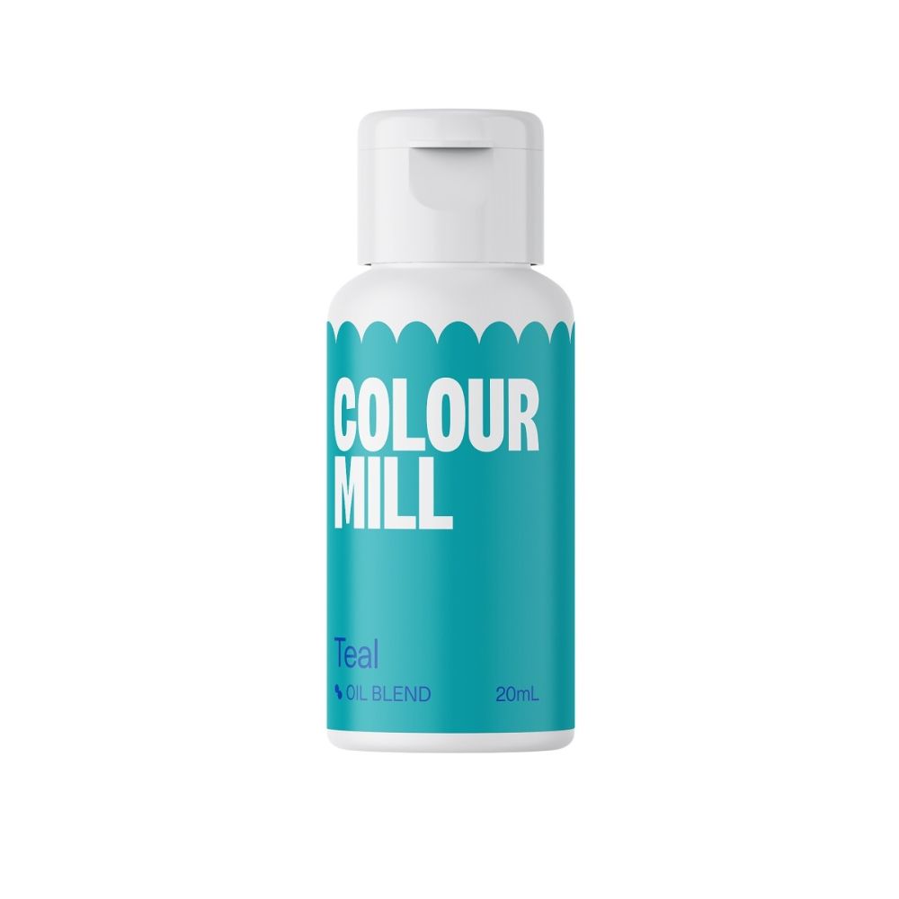 Oil dye for fatty masses - Color Mill - teal, 20 ml