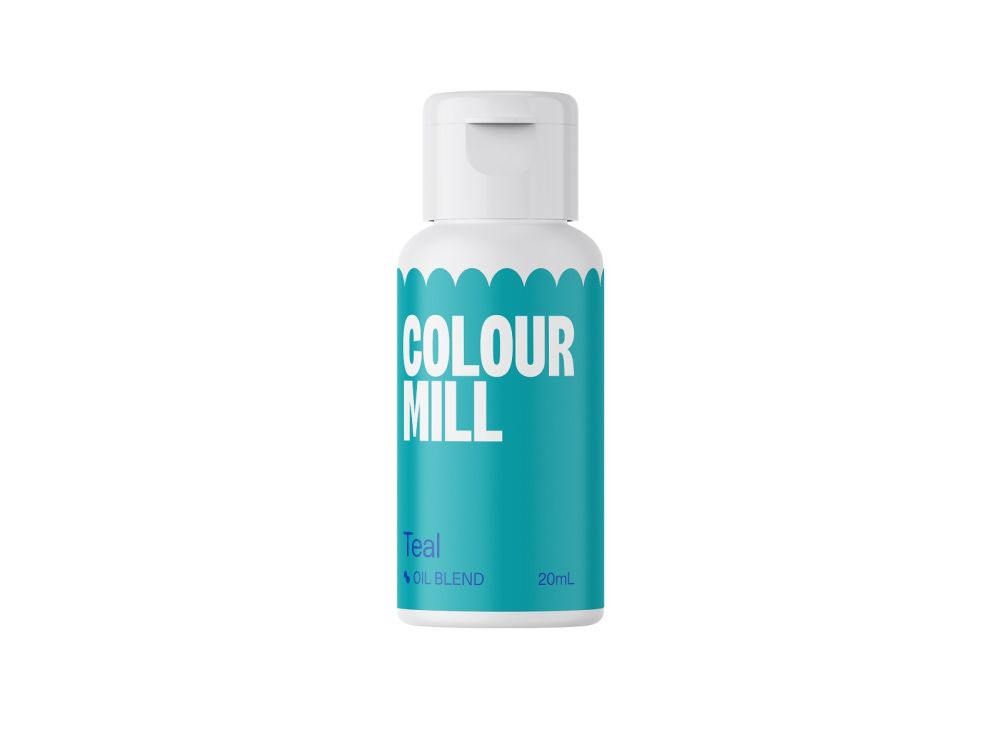 Oil dye for fatty masses - Color Mill - teal, 20 ml