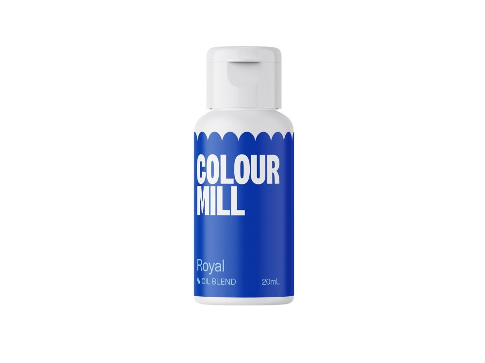 Oil dye for fatty masses - Color Mill - royal, 20 ml