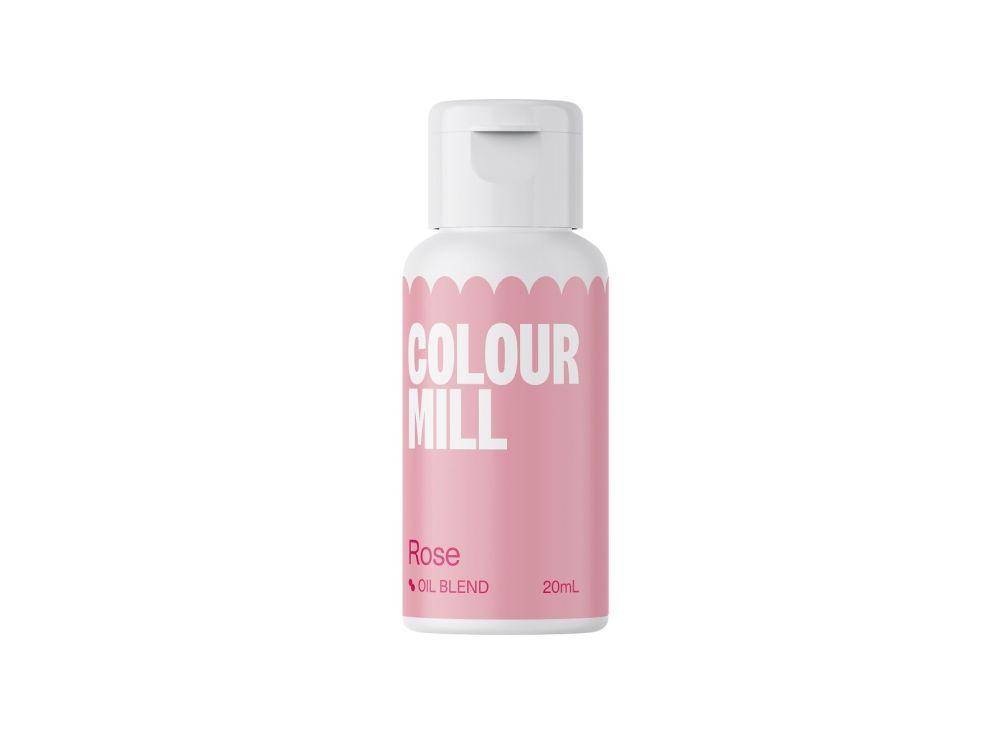 Oil dye for fatty masses - Color Mill - rose, 20 ml