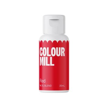 Oil dye for fatty masses - Color Mill - red, 20 ml