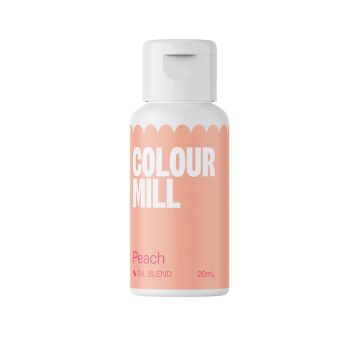 Oil dye for fatty masses - Color Mill - peach, 20 ml
