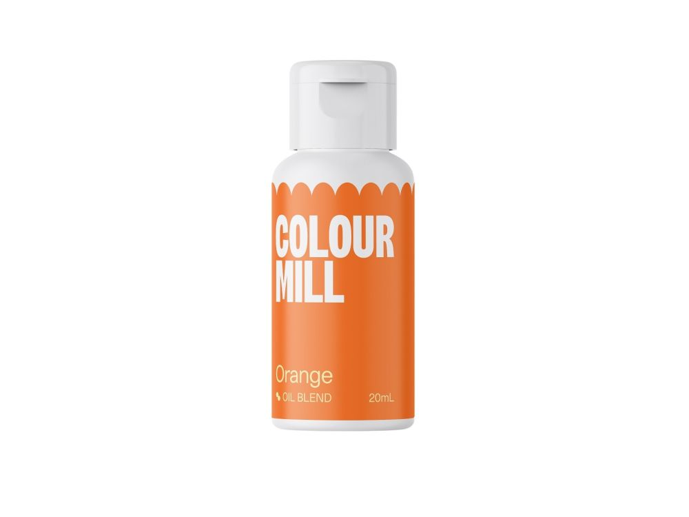 Oil dye for fatty masses - Color Mill - orange, 20 ml