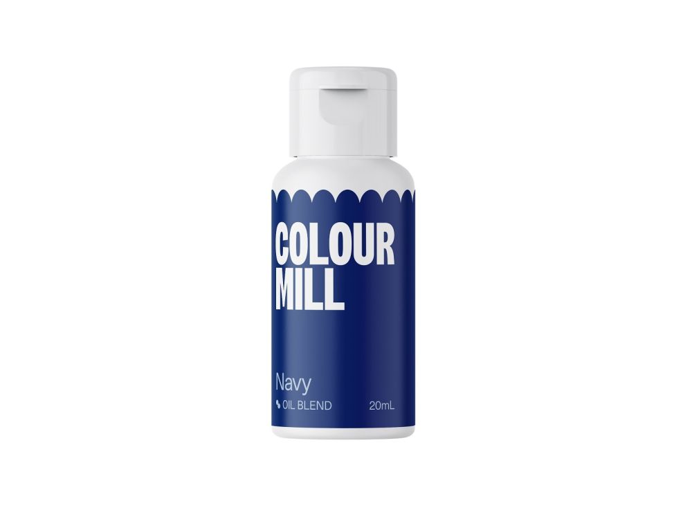 Barwnik olejowy do mas tłustych - Colour Mill - Navy, 20 ml