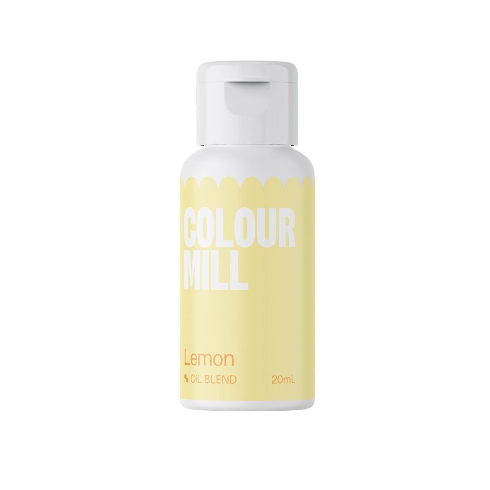 Barwnik olejowy do mas tłustych - Colour Mill - Lemon, 20 ml