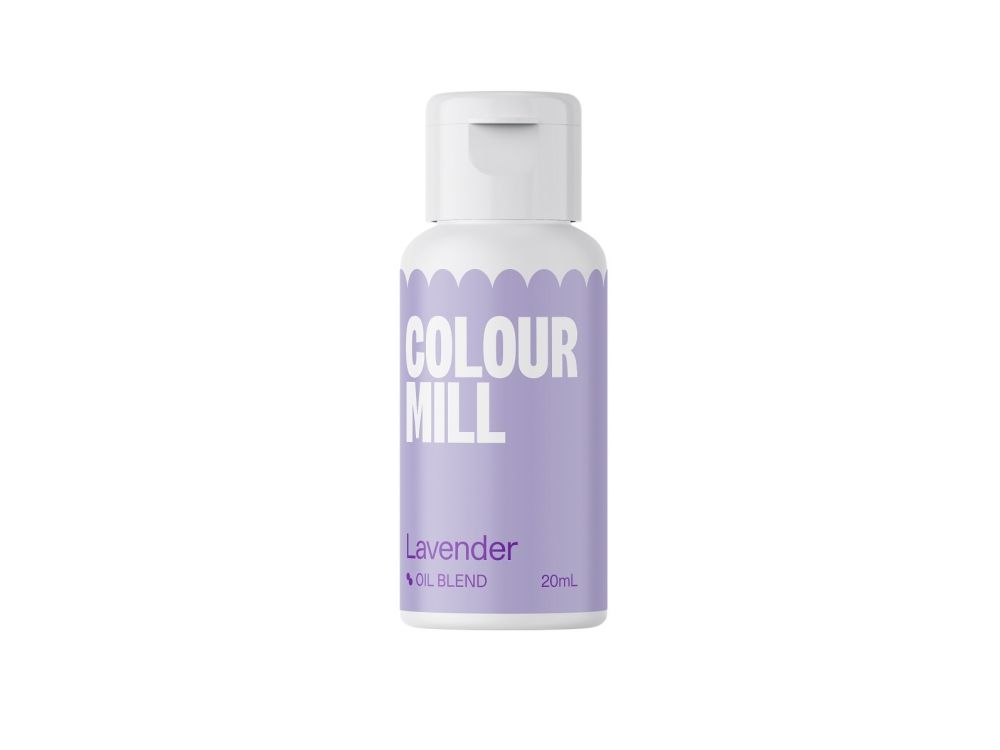 Barwnik olejowy do mas tłustych - Colour Mill - Lavender, 20 ml