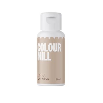 Barwnik olejowy do mas tłustych - Colour Mill - Latte, 20 ml