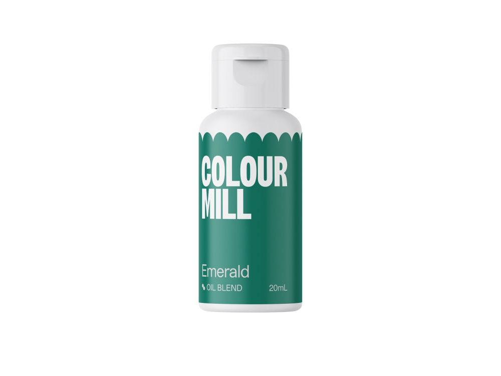 Barwnik olejowy do mas tłustych - Colour Mill - Emerald, 20 ml