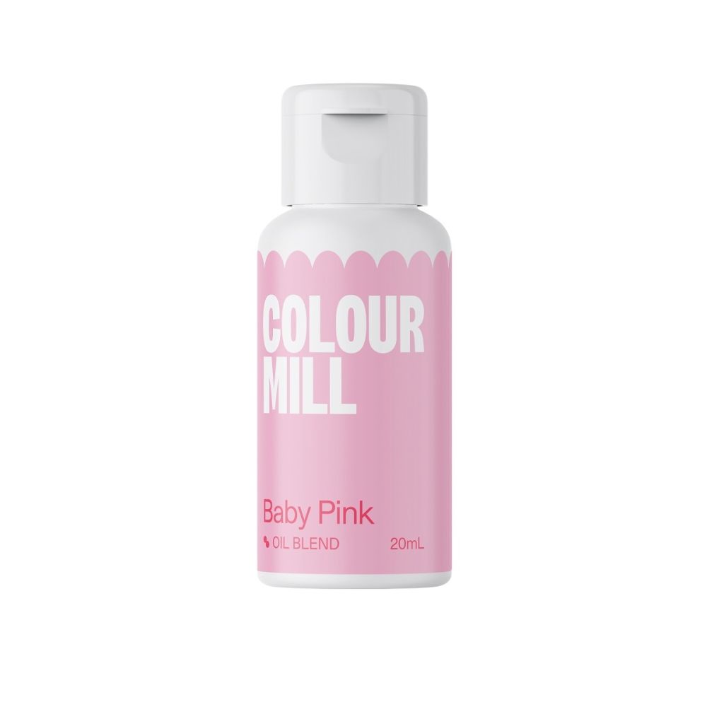 Oil dye for fatty masses - Color Mill - baby pink, 20 ml