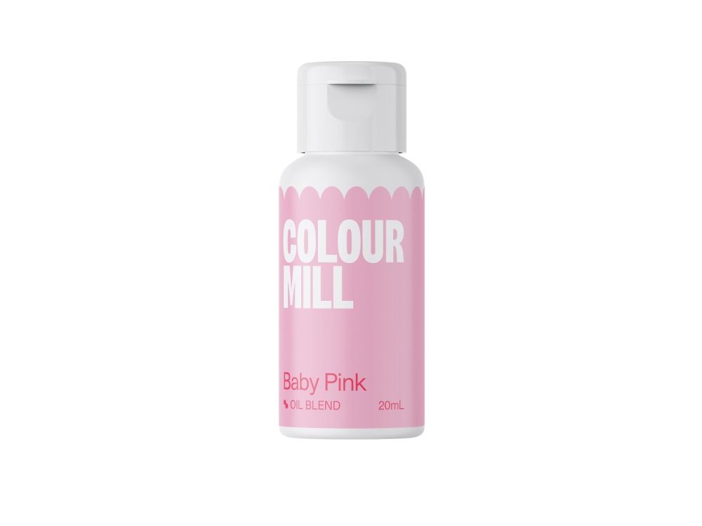 Oil dye for fatty masses - Color Mill - baby pink, 20 ml