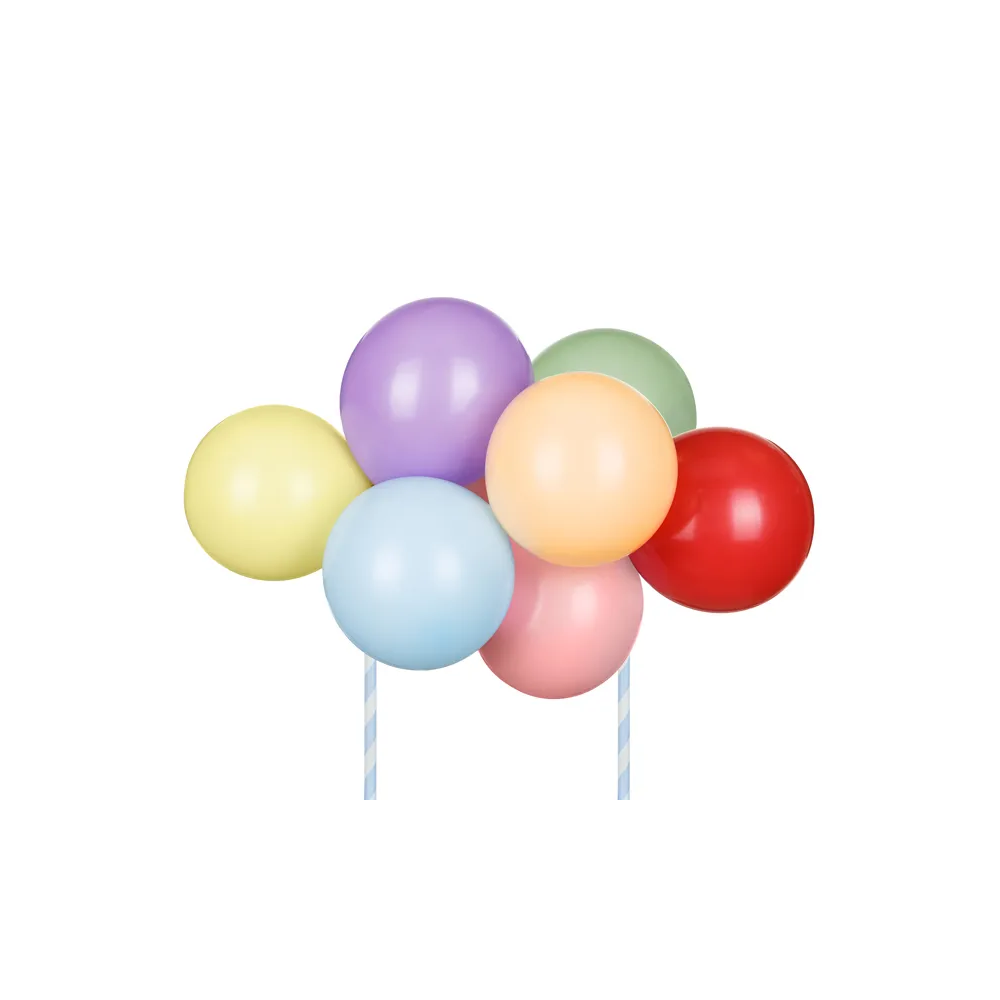 Balonowy topper na tort Tęcza - PartyDeco