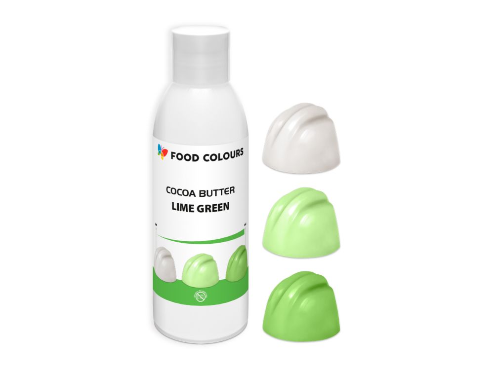Cocoa Butter Dye - Food Colours - Lime Green, 100 g