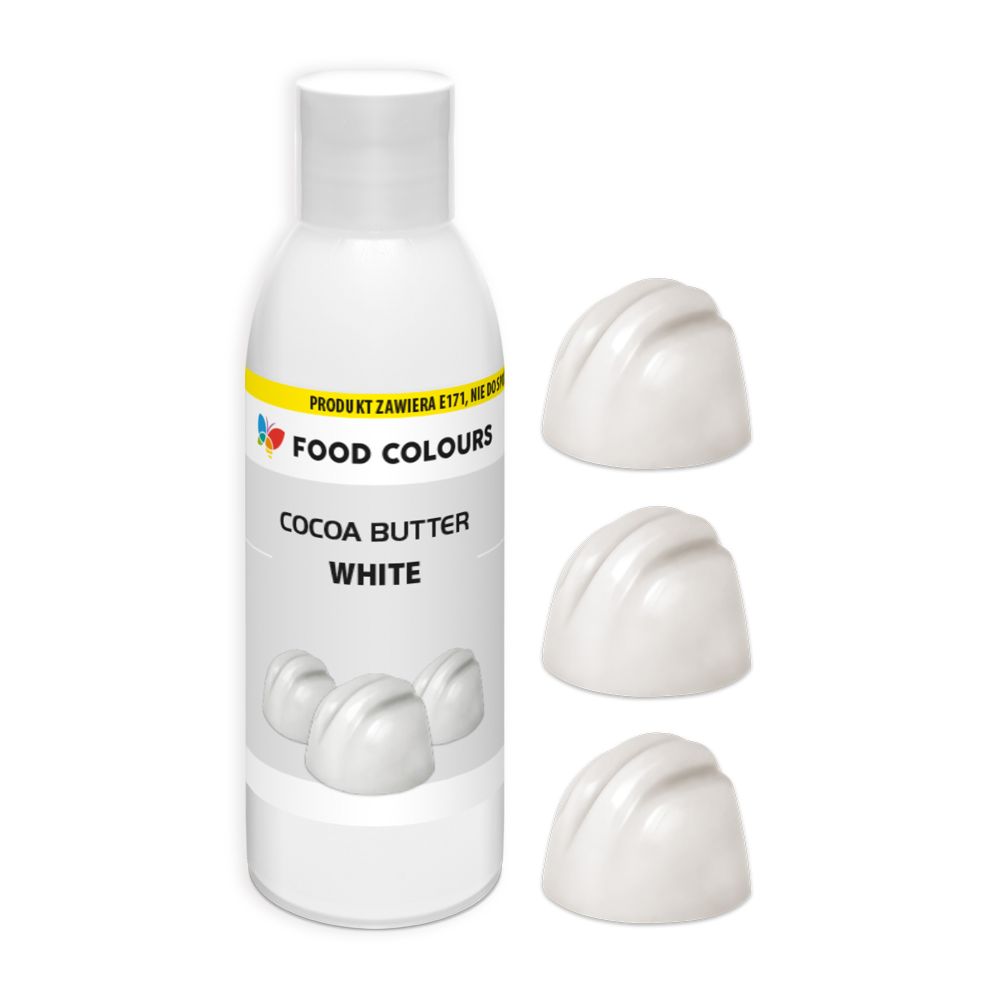 Cocoa Butter Dye - Food Colours - White, 100 g