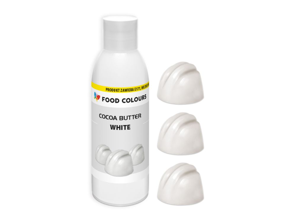 Cocoa Butter Dye - Food Colours - White, 100 g
