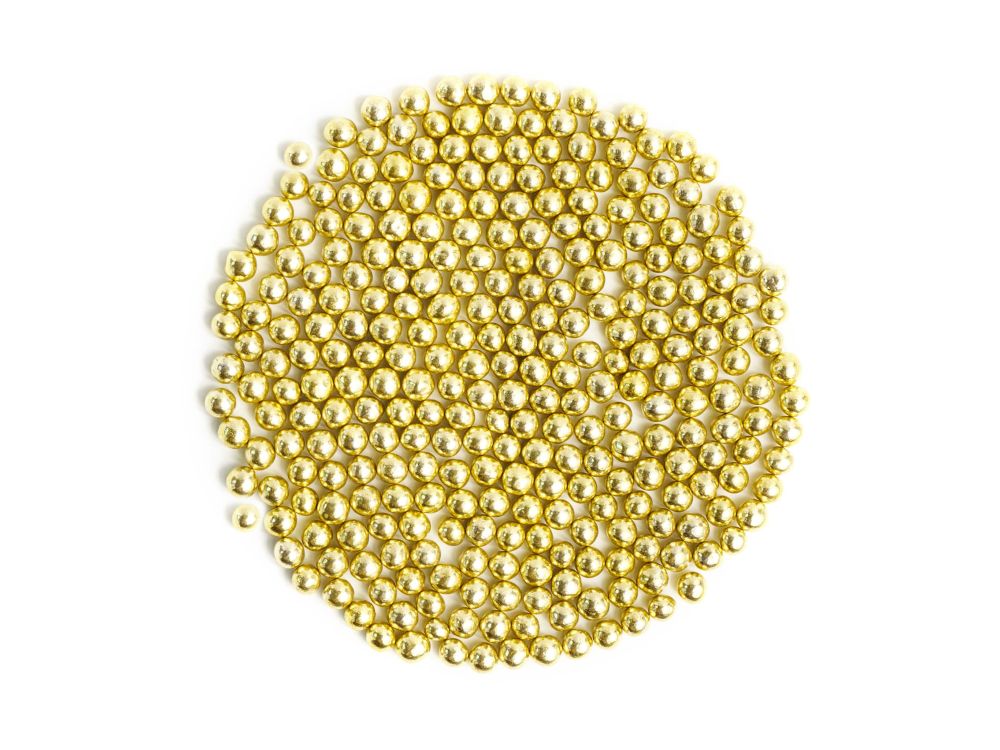 Sugar sprinkle pearls Gold Crispies - Sweet Buffet - 80 g